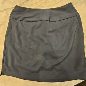 adidas Light Blue Pull-On Mini Skirt with Wide Waistband